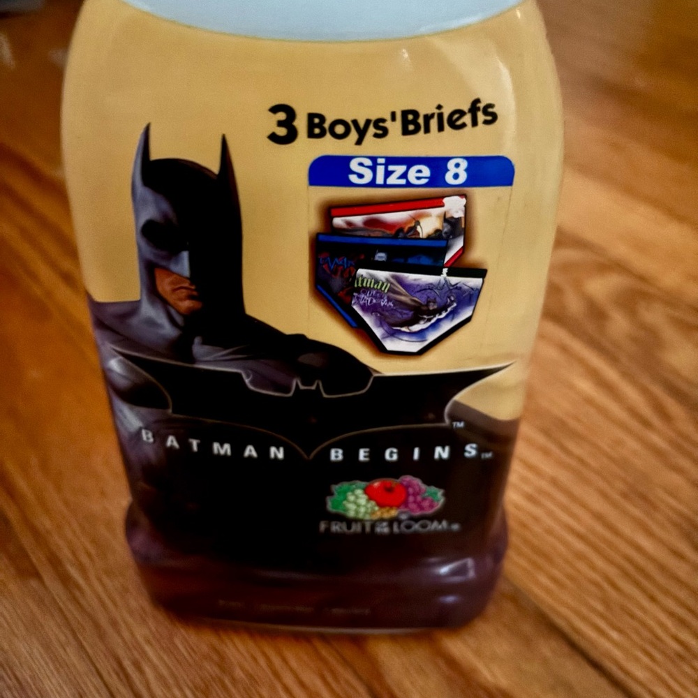 Fruit of the Loom Black Batman Toy Set